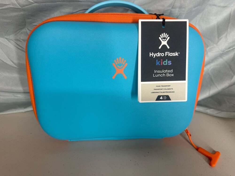 Hydro Flask Kids Insulated Lunch Box Blue Orange